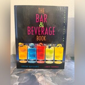 The Bar Beverage Book - Black with Colorful Accents